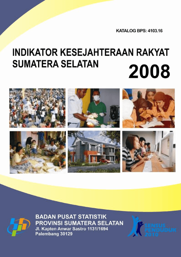 South Sumatera Welfare Indicators 2008