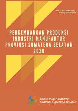 Perkembangan Produksi Industri Manufaktur Provinsi Sumatera Selatan 2020