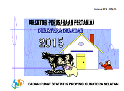 Direktori Perusahaan Pertanian Sumatera Selatan 2015