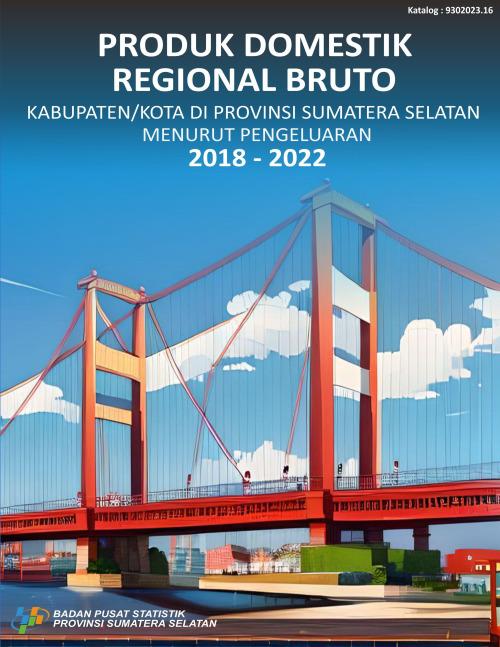 Produk Domestik Regional Bruto Kabupaten/Kota di Provinsi Sumatera Selatan Menurut Pengeluaran 2018-2022