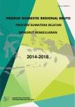 Produk Domestik Regional Bruto Provinsi Sumatera Selatan Menurut Pengeluaran 2014-2018