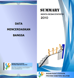 Summary Of Statistic Press Release In South Sumatra Province 2010